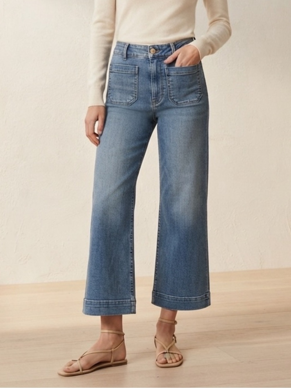 Anthropologie (Maeve) Collette Cropped Jeans